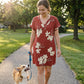 ☀️👗Women's Summer Casual V-Neck T-Shirt Dress | Soft Short Sleeve Loose Daily Sundress