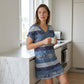 ☀️👗Women's Summer Casual V-Neck T-Shirt Dress | Soft Short Sleeve Loose Daily Sundress