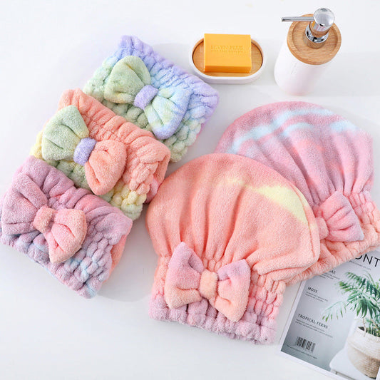 💧🧖Super Absorbent Hair Towel Wrap｜Schnelltrocknende Mikrofaser Haarturban Duschhaube