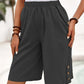 📢📢50% OFF !! ⏰Women's Casual Comfortable Elastic Waist Capri Pants