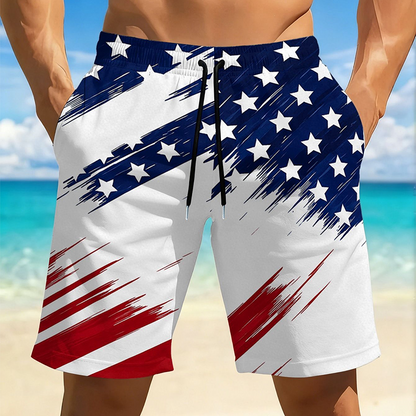 🩳50% OFF!✨Men’s Quick Dry Beach Shorts – Relaxed Fit, Adjustable Waist, Easy Care 🏄‍♂️