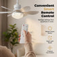 ❄️💡🌪️2-in-1 Cooling LED Ceiling Fan | Adjustable LED Lamp + Silent Cooling Ceiling Fan for Home Bedroom