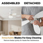 ❄️💡🌪️2-in-1 Cooling LED Ceiling Fan | Adjustable LED Lamp + Silent Cooling Ceiling Fan for Home Bedroom