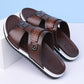 📢📢50% OFF !! ⏰Men's Faux Leather Slip-On Sandals