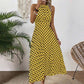 👗 LIMITED-TIME 50% OFF! ✨ Polka Dot Halter Neck Dress – Flowy, Flattering, Retro-Chic 🌼