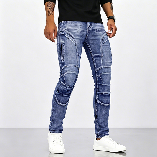 🎁💥Tear-Resistant Men's Motorcycle Jeans 🏍️👖💪