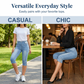 👖✨High-Waist Capri Jeans – Stretch Comfort & Flattering Lift💃 Slim Fit Cropped Denim Pants