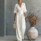 ⌛Limited-time offer-Women's V-Neck High Waist Wide Leg Jumpsuit