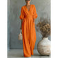 ⌛Limited-time offer-Women's V-Neck High Waist Wide Leg Jumpsuit