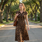 ⏳Limited-time 50% off⏰Women's Elegant Leopard Print Lapel Dress🐆👗
