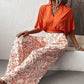 👗 LIMITED-TIME 50% OFF! 💥 Elegant Ladies Two Piece Set – V-Neck Top, Wide Leg Pants, Timeless Print ✨