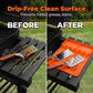 🍳🔥Non-Stick Heat Resistant Silicone Grill Mat, Reusable Grill Pad for Grill Side Shelf Prep Station