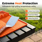 🍳🔥Non-Stick Heat Resistant Silicone Grill Mat, Reusable Grill Pad for Grill Side Shelf Prep Station