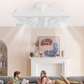 Modern 2-in-1 LED Ceiling Fan Light – Remote Control ❄️💡🌀🏠