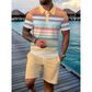 ✨Men’s 2Pcs Shirt Shorts Matching Set🌴Summer Casual Outfit