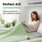 💤❄️ Solid Color Lightweight Cooling Summer Comforter ☁️ Ultra Soft Breathable Thin Cool Bed Quilt Perfect for Hot Summer Nights Bedroom Decor