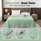 💤❄️ Solid Color Lightweight Cooling Summer Comforter ☁️ Ultra Soft Breathable Thin Cool Bed Quilt Perfect for Hot Summer Nights Bedroom Decor