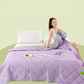 💤❄️ Solid Color Lightweight Cooling Summer Comforter ☁️ Ultra Soft Breathable Thin Cool Bed Quilt Perfect for Hot Summer Nights Bedroom Decor
