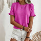 📢📢40% OFF !! ⏰Women's Elegant Ruffle Sleeve Summer Top