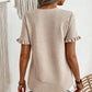 📢📢40% OFF !! ⏰Women's Elegant Ruffle Sleeve Summer Top