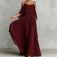 ✨👗💐Women’s Elegant Cold Shoulder Flowy Maxi Dress Soft Loose Long Dress For Wedding Party Vacation Daily