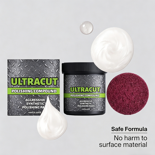 🔥All-in-One Surface Restoration Polish with Pad🔥Scratch Remove Surface Refinishing Polishing Compound