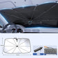 ☀️🚗 Bendable Car Windshield Sunshade Umbrella ☂️ Foldable UV Block Heat Insulation Car Front Window Sun Shield