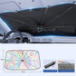 ☀️🚗 Bendable Car Windshield Sunshade Umbrella ☂️ Foldable UV Block Heat Insulation Car Front Window Sun Shield