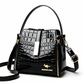 🐊✨Glossy Crocodile Pattern Women's Handbag💃 Trendy Fashion Ladies Shoulder Purse
