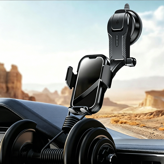 📢📢50% OFF !! ⏰Magnetic Suction Car Phone Mount – Nano Vacuum, One-Handed Use, Multi-Angle 📱