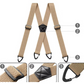 🔥⌛️HOT SALE-50% OFF!!👔 Men's X-Back Suspenders – Hook Clips, Adjustable & Heavy-Duty | Sturdy Hold for Work & Formal Wear