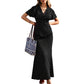 👗 LIMITED-TIME 50% OFF! ✨ Women's V-Neck Polka Dot Maxi Dress – Flutter Sleeves, Form-Fitting, Breathable 🎀