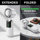 ❄️🔥 Portable Foldable Handheld Fan Built-in Semiconductor Cooling Plate | Cool Mini Fan for Travel Outdoor Daily Use