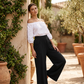 🎉 2026 Sale — Over 108,000 Sold! 👖 Women's Casual Wide Leg Pants – Milk Silk Fabric & Elastic High Waist 🌸