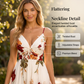 🌺🌸 Women's Printed Spaghetti Strap Maxi Dress ✨ Lightweight Flowy Sleeveless Long Sundress Summer Beach Holiday Casual Dress
