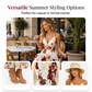 🌺🌸 Women's Printed Spaghetti Strap Maxi Dress ✨ Lightweight Flowy Sleeveless Long Sundress Summer Beach Holiday Casual Dress