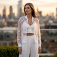 🌼🌸 Women's Summer Floral Sheer Mesh Jacket ☁️ Breathable Sheer Mesh Outerwear Floral Print Thin Cardigan Beach Sunscreen Cover Up