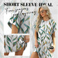 💃 Last Day Sale 50% Off 💐Loose Fit Short Sleeve Dress with Versatile Print Designs