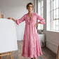 📢📢40% OFF !! ⏰Women Ruffle V-Neck Tiered Maxi Dress