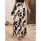 🌸👖 Women's Printed High-Waisted Wide-Leg Pants