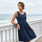🩱2026 New Arrival 50% OFF! ☀️Women's Casual Sleeveless Pleated Dress