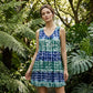👗 50% OFF NOW! 🎨 Women's Sleeveless V-Neck Tie-Dye Dress – Flowy Fabric, Vibrant Print & Flattering A-Line – Perfect for Summer, Beach & Casual Outings ☀️