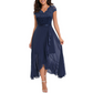 👰‍♀️✨Elegant Lace Evening Dress｜Luxury Lace Formal Evening Gown Wedding Cocktail Party Dress