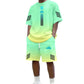 🎉 LIMITED TIME 50% OFF! 👕 Men's Summer T-Shirt & Shorts Two-Piece Set – Gradient Design & Breathable Fabric ☀️
