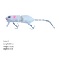 🌊🎣Multi-Jointed Mouse Topwater Lure Lifelike Multi Segmented Floating Fishing Lure for Bass Pike Trout
