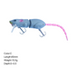 🌊🎣Multi-Jointed Mouse Topwater Lure Lifelike Multi Segmented Floating Fishing Lure for Bass Pike Trout