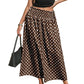 ⏳Limited-time 50% off⏰Women's Polka Dot Midi Skirt🌟👗