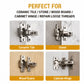 🛠️🔩Self Drilling Drywall Anchors with Screws Kit🪨 Easy Install Wall Fixing Accessories