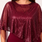 🌙🌸 LIMITED TIME 50% OFF! 🦋Asymmetrical Cape Sequin Dress – Unique cape detail & sleek silhouette – Effortless evening elegance.