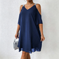 ✨👗 LIMITED TIME 50% OFF! 💃Cold-Shoulder V-Neck Maxi Dress – Trendy cutouts & elegant drape – Turn heads at any event.